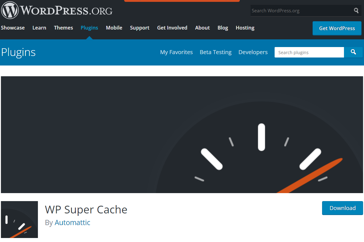 plugin wp super cache