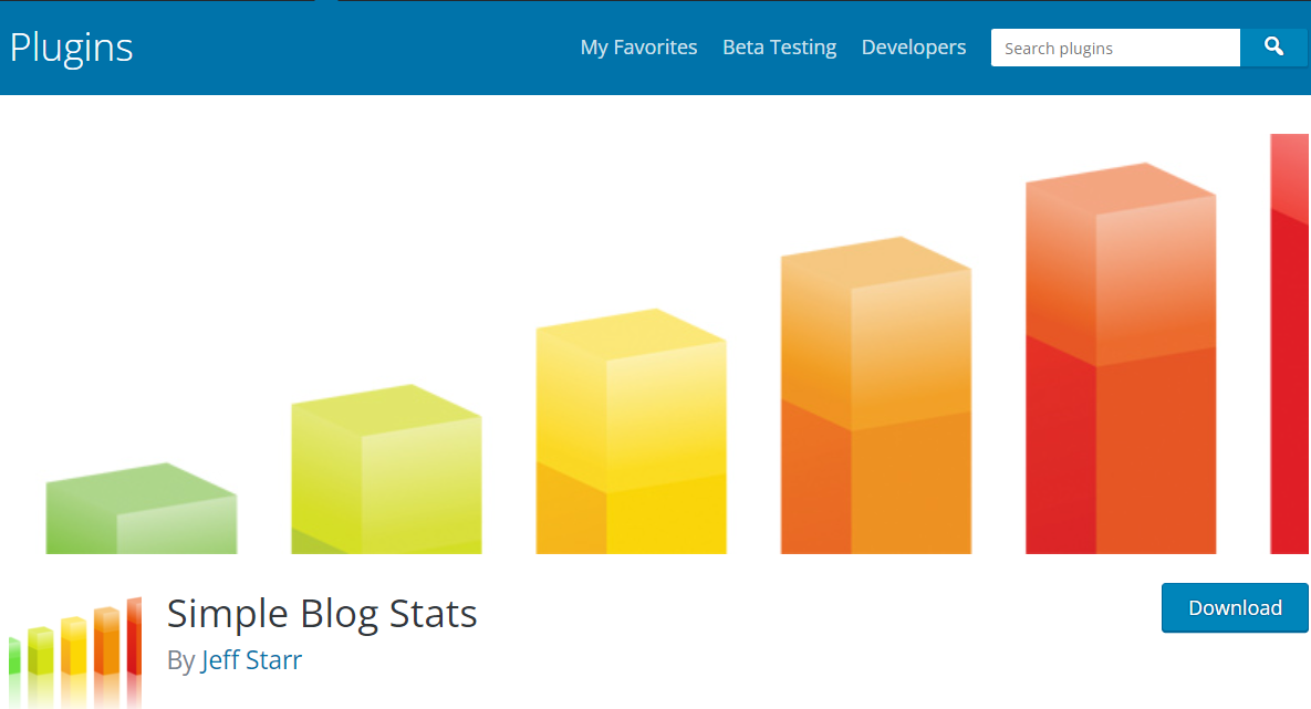 plugin simple blog stats